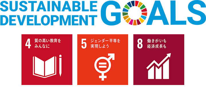 弊社が貢献する持続可能な開発目標（SDGs）